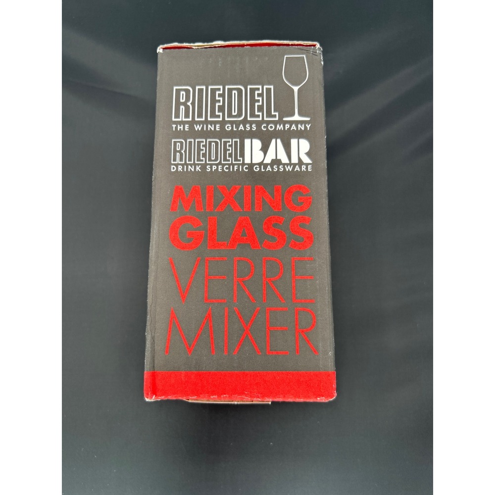 Riedel Bar Drink Specific Glassware Crystal Mixing Glass 6417/23 Germany 7" NIB